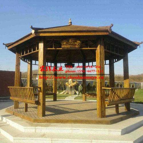 现代八角凉亭